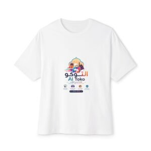 Al Toko Market Logo Tee — Arabic Market Design Oversized T-Shirt